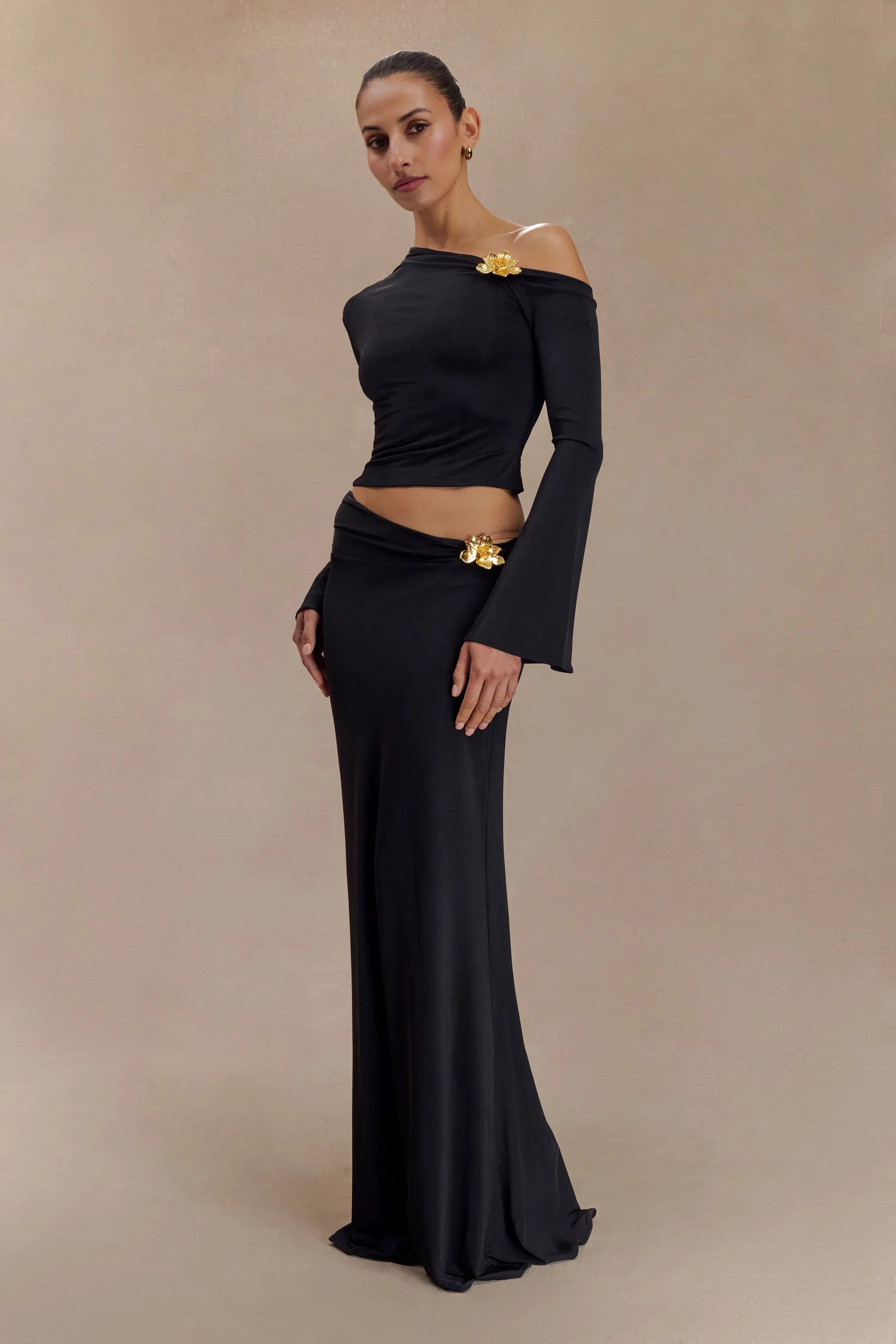 LAVINIA | GOLD ROSE DRESS