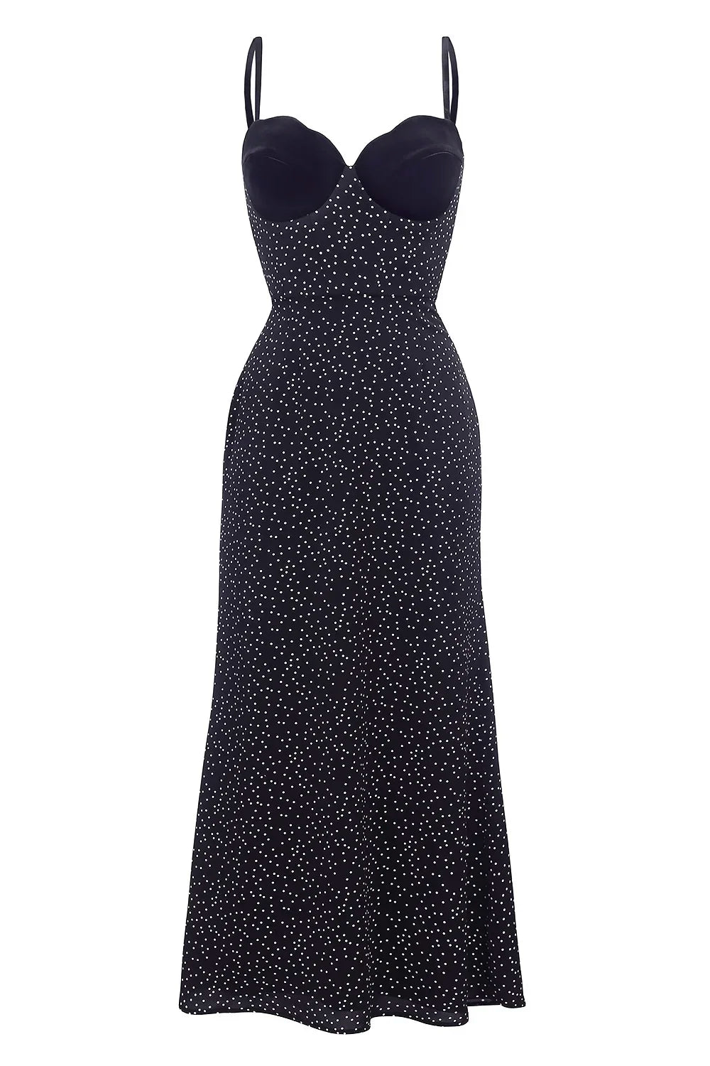 NOOR | BLACK MIDI DRESS