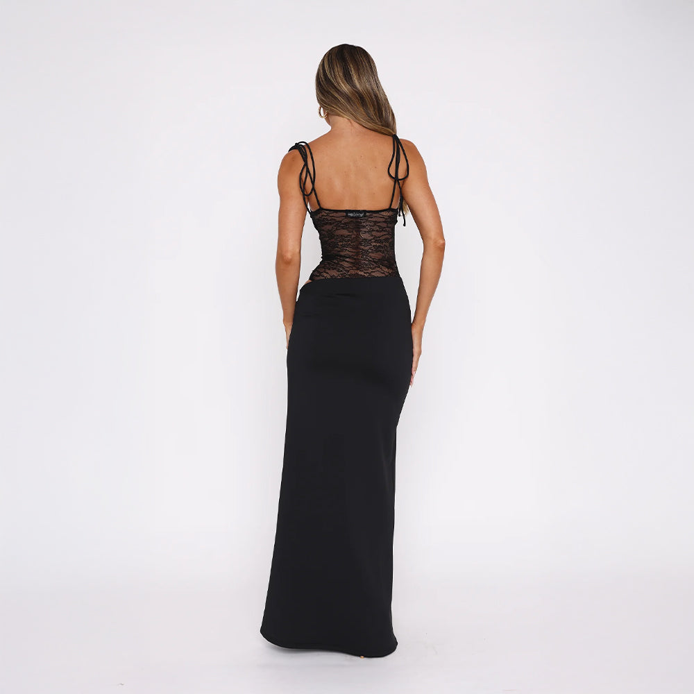 AURÉLIE | MESH MAXI DRESS