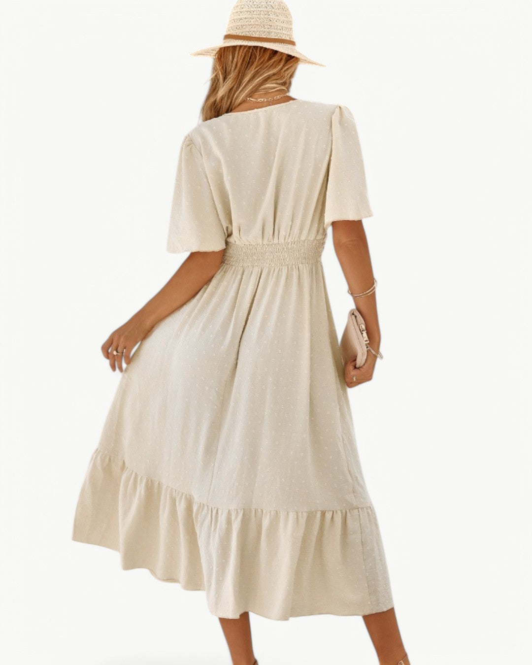 OLIVIA V NECK SUMMER DRESS