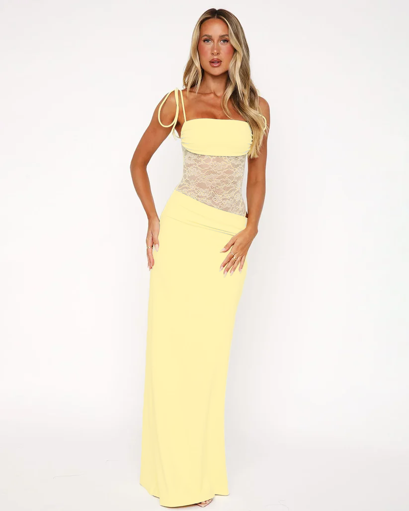 AURÉLIE | MESH MAXI DRESS