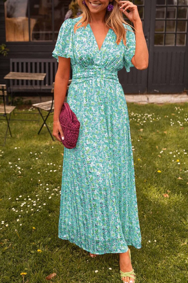 PAULINE | LONG FLOWER DRESS