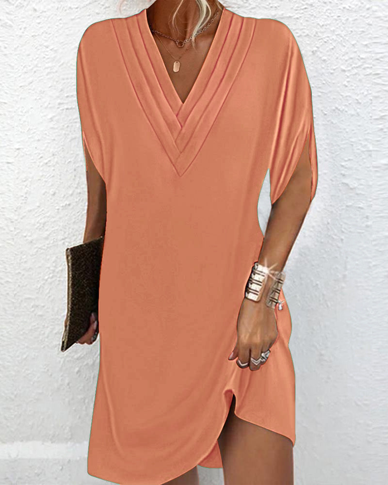 EMMA | V-NECK DRESS